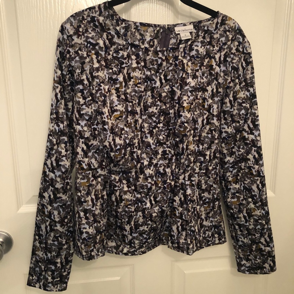 Liz Claiborne Peplum blouse